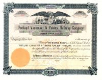 Portland Vancouver And Yakima Railway Company