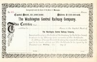 Washington Central Railway Company Stock