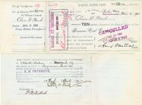 Bozeman Coal Co. Issued To And Signed By Oliver W. Mink