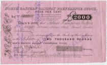 North Eastern Railway Preference Stock