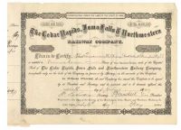 Cedar Rapids, Iowa Falls & Northwestern Railway Company