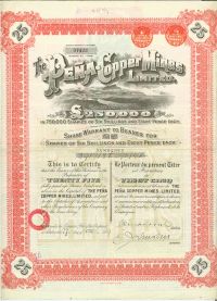 Pena Copper Mines, Limited
