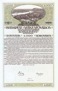 Budapest Szekesfovaros 1918