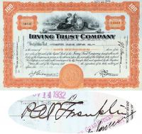Irving Trust Company - Philip Albright Small Franklin