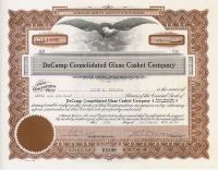 Decamp Consolidated Glass Casket Company