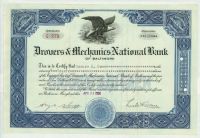 Drovers & Mechanics National Bank Stock