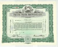 Frank Fehr Brewing Company Stock