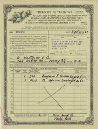 Treasury Department Drug Order Form