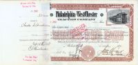 Philadelphia & West Chester Traction Company Stock