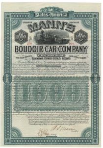 Mann's Boudoir Car Company Bond