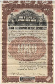 Board Of Commissioners For The Fifth Louisiana Leve District