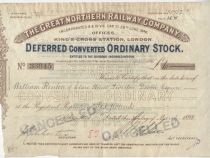 Great Northern Railway Deferred Converted Ordinary Stock