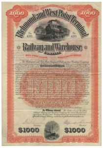 Richmond & Westpoint Terminal Railway & Warehouse Company