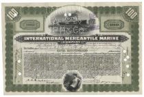 International Mercantile Marine  -  Issued To Philip F. Dupont