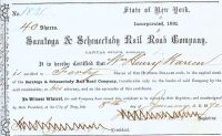 Saratoga & Schenectady Rail Road Company