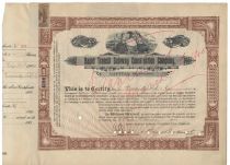 Rapid Transit Subway Construction Company Signed As President By August Belmont, Jr.   